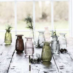 Apothecary jar for thin candle