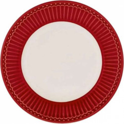 Deep plate Alice red by Greengate