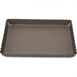 Tart tin with removable bottom, round