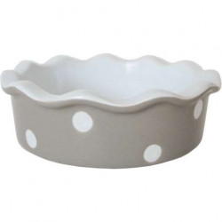 Butter Dish, beige with dots