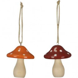 Mushroom, red, to hang