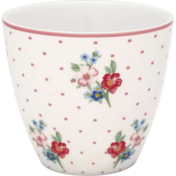 Latte cup Ellie white by Greengate