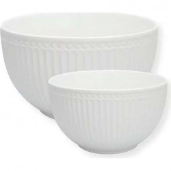 Serving bowl - Alice red, large, by Greengate