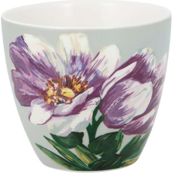 Latte cup Laura white by Greengate