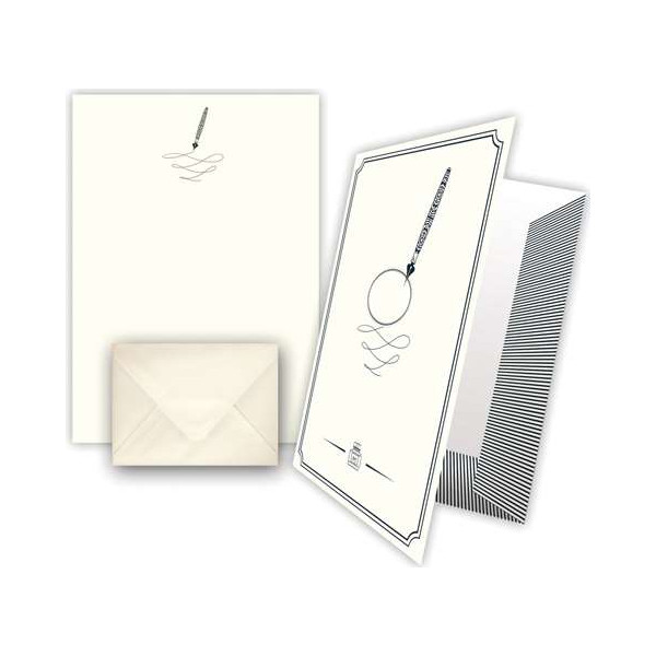 Stationery animals, 10 sheets and 10 envelopes