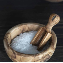 Salt spoon Olivia olive wood
