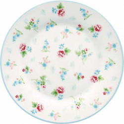Plate Linea blue by Greengate