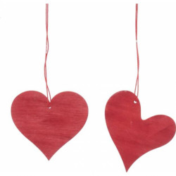 Heart Hanger Made Of Wood

