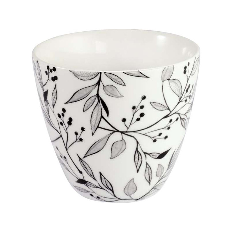 Latte cup Drew white by Greengate