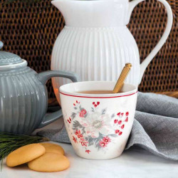Tasse - Latte cup - Adley white von Greengate