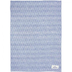Tea Towel - Cara dusty blue by Greengate