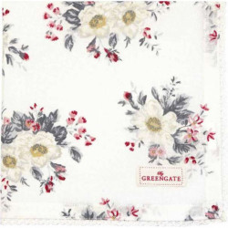 Napkin Abi petit white with lace by Greengate
