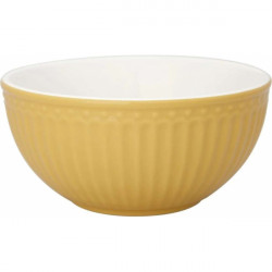 Cereal bowl Alice honey mustard by Greengate