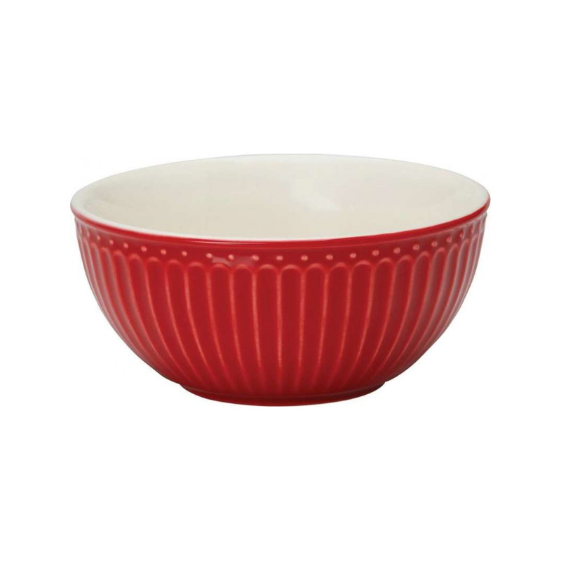 Cereal bowl Alice pale red by Greengate