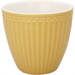 Latte cup Alice honey mustard by Greengate