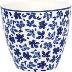 Tasse - Latte cup -Dahla  white von Greengate