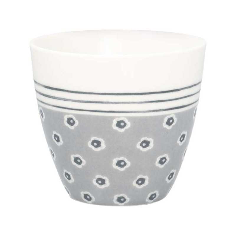 Latte cup Carola white by Greengate