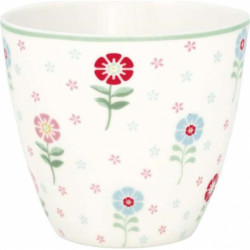 Latte cup Xenia white by Greengate