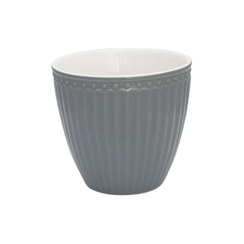 Mini latte cup Alice stone grey
