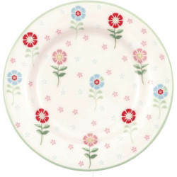 Plate  Small plate Noella white  by Greengate