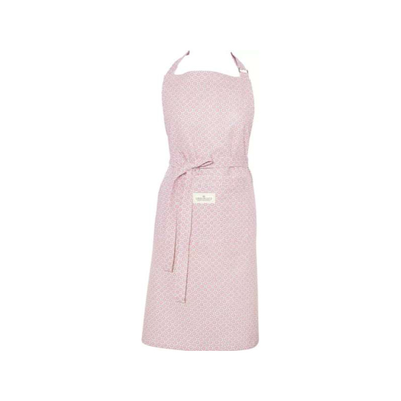 GreenGate cotton apron Gwen pale pink