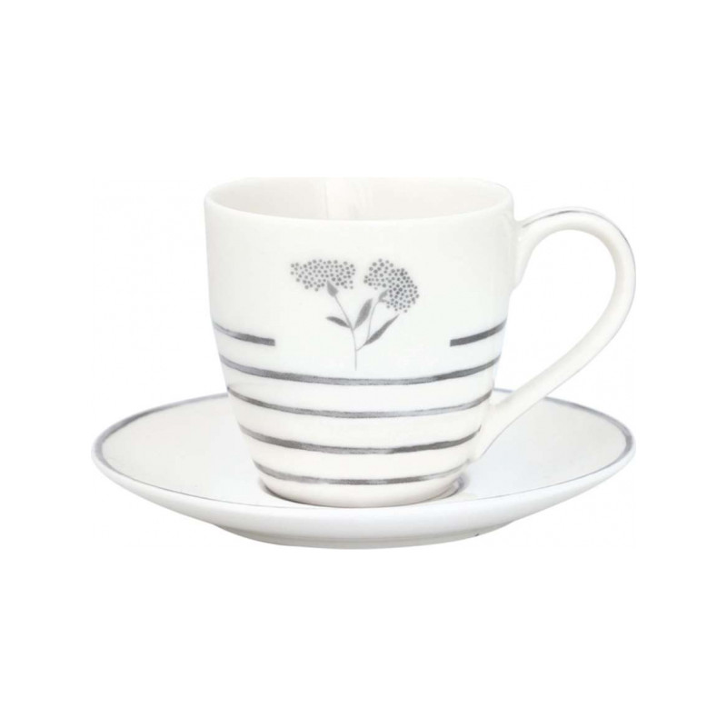 Sabine Espresso Cup With Coaster From Greengate

