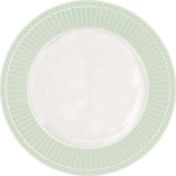 Deep plate Alice pale green by Greengate