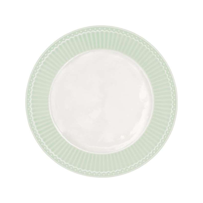 Deep plate Alice pale green by Greengate