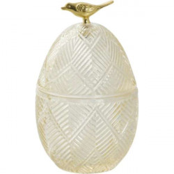 Jar Of Esmia Egg Glass Yellow/Gold

