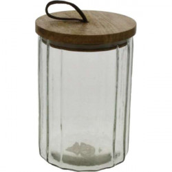 Storage Jar With Wooden Lid

