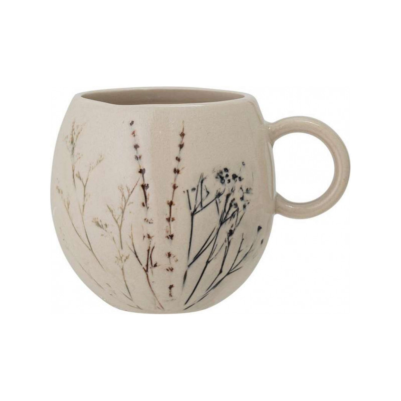 Bea Mug, Natural, Stoneware

