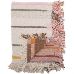 Toscana Blanket, Natural, Recycled Cotton


