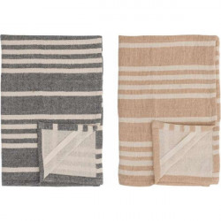 Maci Kitchen Towel, Brown, Set Of 2

